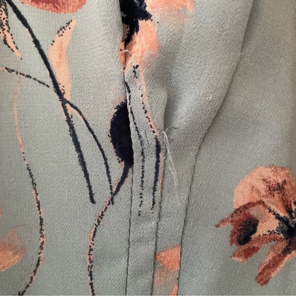 House of Harlow 1960 x Revolve Blue Pink Floral Wrap Dress XS - Picture 10 of 13